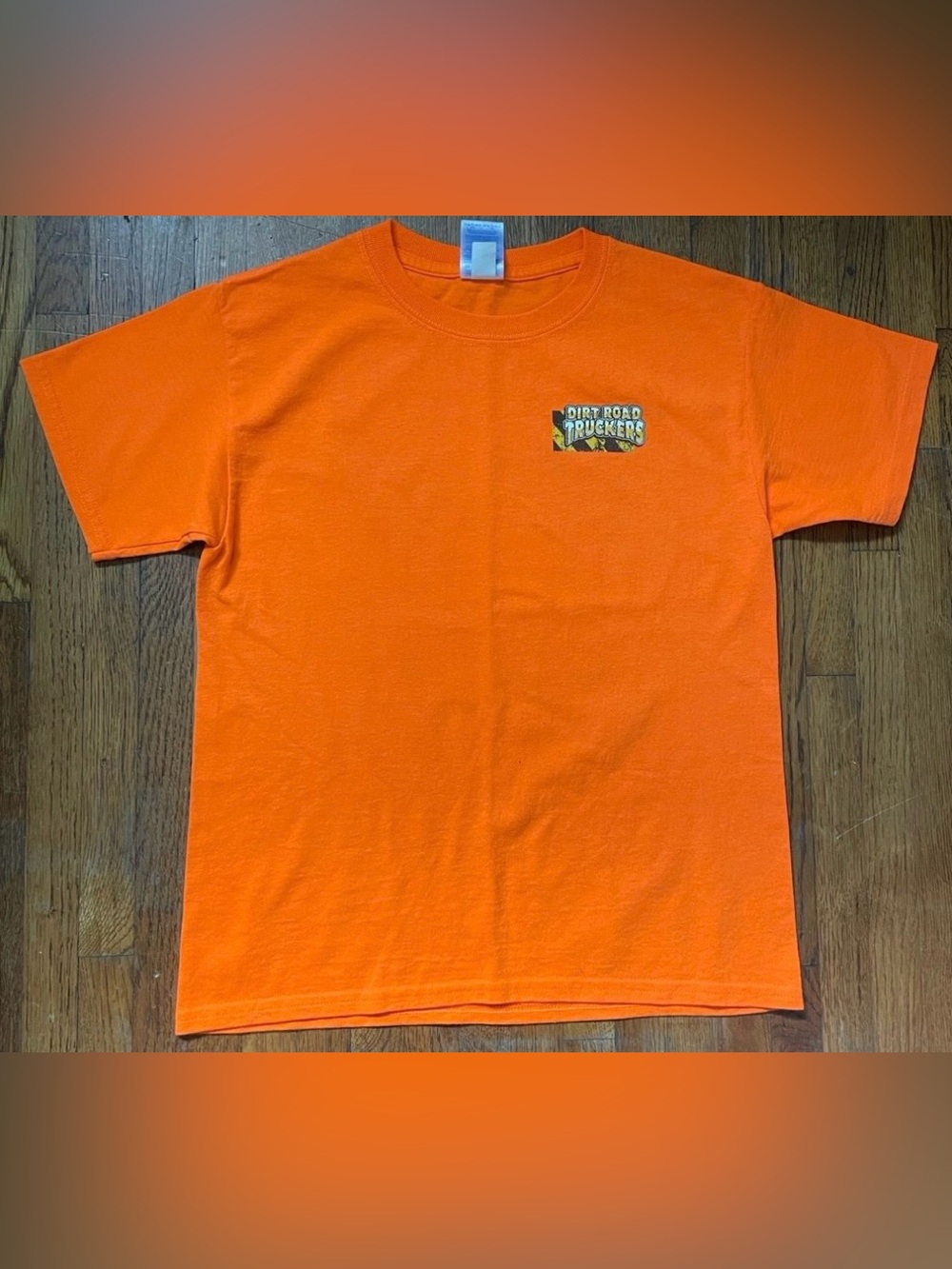 Orange Short-Sleeve Crewneck T-Shirt
